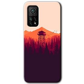 Xiaomi Mi 10 T Pro Hd Desen Baskılı Gözlem Kulesi Arka Kapak Kılıf