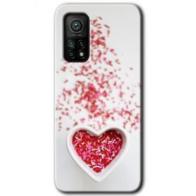 Xiaomi Mi 10 T Pro Hd Desen Baskılı Kalpli Şekerleme Arka Kapak Kılıf
