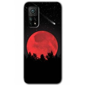 Xiaomi Mi 10 T Pro Hd Desen Baskılı Kanlı Ay Arka Kapak Kılıf