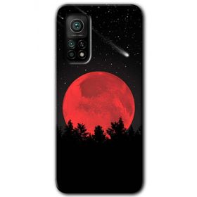 Xiaomi Mi 10 T Pro Hd Desen Baskılı Kanlı Ay Arka Kapak Kılıf