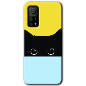 Xiaomi Mi 10 T Pro Hd Desen Baskılı Kara-Kedi Arka Kapak Kılıf