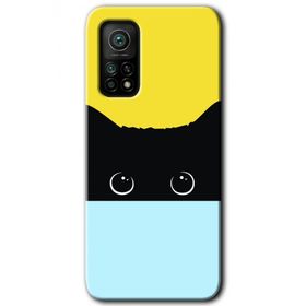 Xiaomi Mi 10 T Pro Hd Desen Baskılı Kara-Kedi Arka Kapak Kılıf