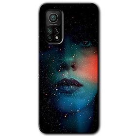Xiaomi Mi 10 T Pro Hd Desen Baskılı Karanlık Kadın Arka Kapak Kılıf