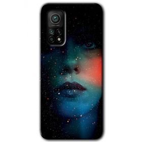 Xiaomi Mi 10 T Pro Hd Desen Baskılı Karanlık Kadın Arka Kapak Kılıf