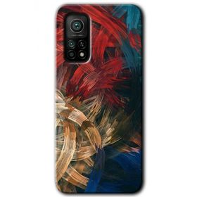 Xiaomi Mi 10 T Pro Hd Desen Baskılı Karma Boyalar Arka Kapak Kılıf