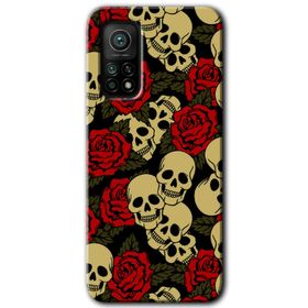 Xiaomi Mi 10 T Pro Hd Desen Baskılı Kurukafa Aşk Arka Kapak Kılıf