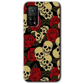 Xiaomi Mi 10 T Pro Hd Desen Baskılı Kurukafa Aşk Arka Kapak Kılıf