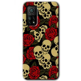 Xiaomi Mi 10 T Pro Hd Desen Baskılı Kurukafa Aşk Arka Kapak Kılıf
