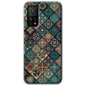 Xiaomi Mi 10 T Pro Hd Desen Baskılı Mandala Desen Arka Kapak Kılıf