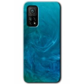 Xiaomi Mi 10 T Pro Hd Desen Baskılı Mavi Aura Arka Kapak Kılıf