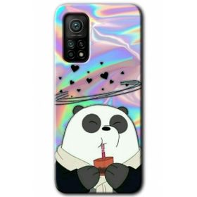 Xiaomi Mi 10 T Pro Hd Desen Baskılı Milkshake Panda Arka Kapak Kılıf
