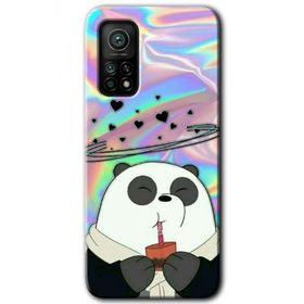 Xiaomi Mi 10 T Pro Hd Desen Baskılı Milkshake Panda Arka Kapak Kılıf