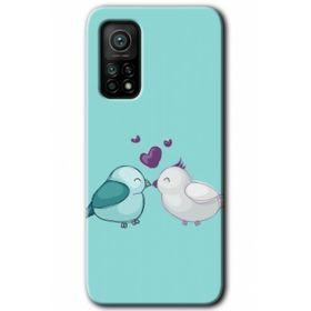Xiaomi Mi 10 T Pro Hd Desen Baskılı Mutlu Kuşlar Arka Kapak Kılıf