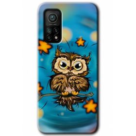 Xiaomi Mi 10 T Pro Hd Desen Baskılı Owl Bird Stars Arka Kapak Kılıf