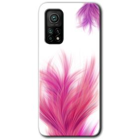 Xiaomi Mi 10 T Pro Hd Desen Baskılı Pembe Tüy Arka Kapak Kılıf