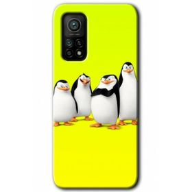 Xiaomi Mi 10 T Pro Hd Desen Baskılı Penguenler Arka Kapak Kılıf