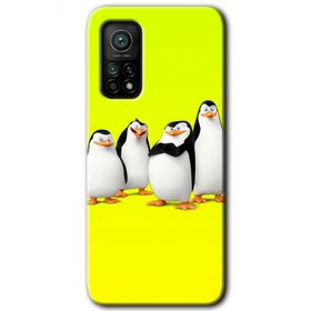 Xiaomi Mi 10 T Pro Hd Desen Baskılı Penguenler Arka Kapak Kılıf