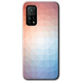 Xiaomi Mi 10 T Pro Hd Desen Baskılı Polygon Graident 3 Arka Kapak Kılıf
