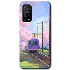 Xiaomi Mi 10 T Pro Hd Desen Baskılı Rails Paint Arka Kapak Kılıf