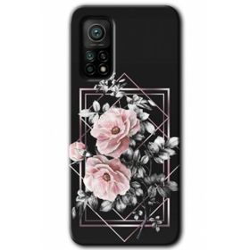Xiaomi Mi 10 T Pro Hd Desen Baskılı Retro Çiçek 1 Arka Kapak Kılıf