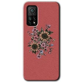 Xiaomi Mi 10 T Pro Hd Desen Baskılı Retro Çiçek Arka Kapak Kılıf