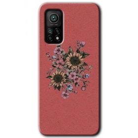Xiaomi Mi 10 T Pro Hd Desen Baskılı Retro Çiçek Arka Kapak Kılıf
