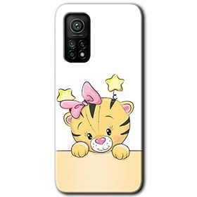 Xiaomi Mi 10 T Pro Hd Desen Baskılı Sevimli Kedi Arka Kapak Kılıf