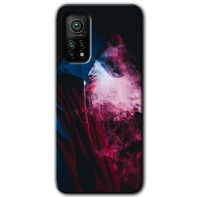 Xiaomi Mi 10 T Pro Hd Desen Baskılı Smoke Man Arka Kapak Kılıf