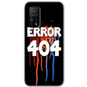 Xiaomi Mi 10T Kılıf - 404 Error HD Desen Baskılı Arka Kapak