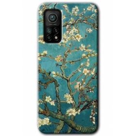 Xiaomi Mi 10T Kılıf HD- Almond Blossom Desen Baskılı Arka Kapak