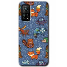Xiaomi Mi 10T Kılıf HD Animals Funny Desen Baskılı Arka Kapak