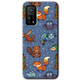 Xiaomi Mi 10T Kılıf HD Animals Funny Desen Baskılı Arka Kapak