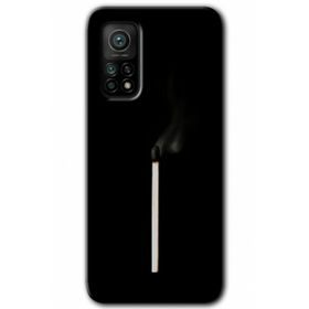 Xiaomi Mi 10T Kılıf HD - Sönmüş Kibrit Desen Baskılı Arka Kapak