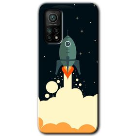 Xiaomi Mi 10T Kılıf HD- Spots Lilac Desen Baskılı Arka Kapak