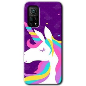 Xiaomi Mi 10T Kılıf HD- Unicorn Sleep Desen Baskılı Arka Kapak
