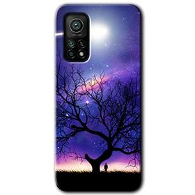 Xiaomi Mi 10T Kılıf - Uzay Silüet HD Desen Baskılı Arka Kapak