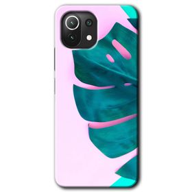 Xiaomi Mi 11 3D Yaprak Baskılı Uyumlu Silikon Kılıf