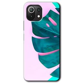 Xiaomi Mi 11 3D Yaprak Baskılı Uyumlu Silikon Kılıf