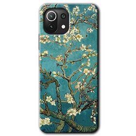 Xiaomi Mi 11 Almond Blossom Baskılı Uyumlu Silikon Kılıf