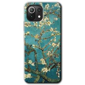 Xiaomi Mi 11 Almond Blossom Baskılı Uyumlu Silikon Kılıf