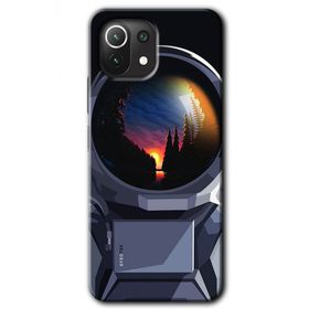 Xiaomi Mi 11 Astronot Baskılı Uyumlu Silikon Kılıf