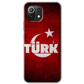 Xiaomi Mi 11 Ayyıldız Türk Baskılı Uyumlu Silikon Kılıf