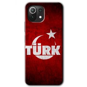 Xiaomi Mi 11 Ayyıldız Türk Baskılı Uyumlu Silikon Kılıf