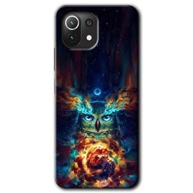 Xiaomi Mi 11 Ballı Baykuş Baskılı Uyumlu Silikon Kılıf