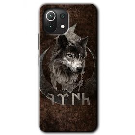 Xiaomi Mi 11 Bozkurt Göktürk Baskılı Uyumlu Silikon Kılıf