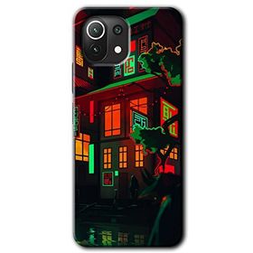 Xiaomi Mi 11 China Street Baskılı Uyumlu Silikon Kılıf