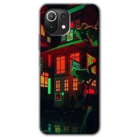 Xiaomi Mi 11 China Street Baskılı Uyumlu Silikon Kılıf