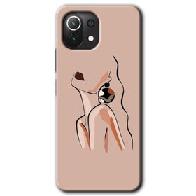 Xiaomi Mi 11 Çizim Silüet Baskılı Uyumlu Silikon Kılıf