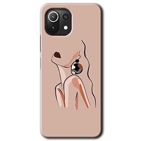 Xiaomi Mi 11 Çizim Silüet Baskılı Uyumlu Silikon Kılıf