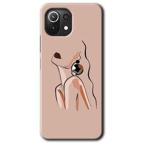 Xiaomi Mi 11 Çizim Silüet Baskılı Uyumlu Silikon Kılıf